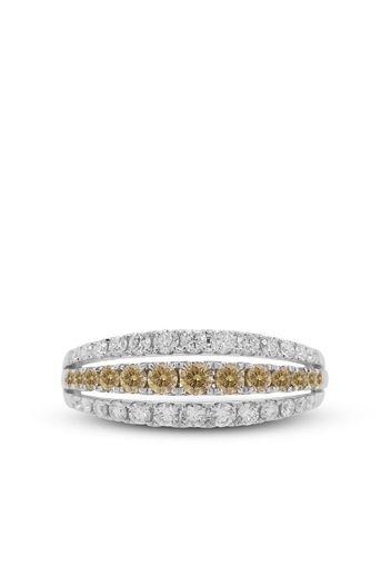 HYT Jewelry Anello in oro bianco 18kt con diamanti - Argento