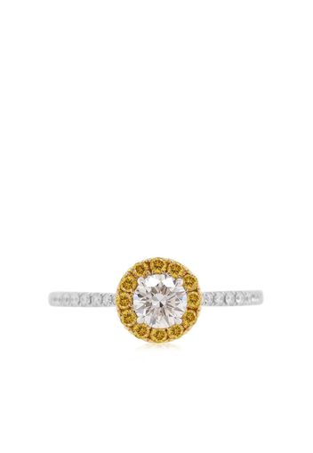 HYT Jewelry Anello in oro bianco 18kt con diamanti - Argento