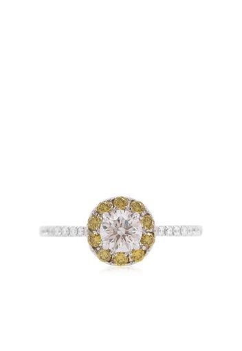 HYT Jewelry Anello in oro bianco 18kt con diamanti - Argento