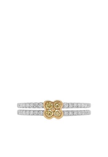 HYT Jewelry Anello in oro bianco 18kt con diamanti - Argento