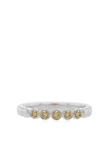 HYT Jewelry Anello in oro bianco 18kt con diamanti - Argento