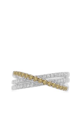 HYT Jewelry Anello in oro bianco 18kt con diamanti - Argento