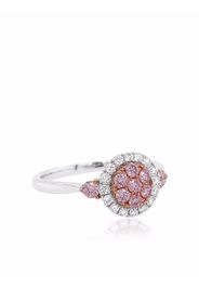 HYT Jewelry Anello di fidanzamento in oro bianco 18kt con diamanti Argyle Pink - Argento
