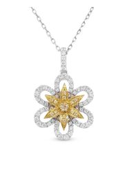 HYT Jewelry Collana in oro bianco e giallo 18kt con diamanti - Argento