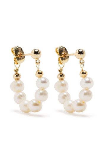 Hzmer Jewelry drop pearl earrings - Oro