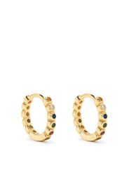 Hzmer Jewelry Zein gold-plated hoop earrings - Oro