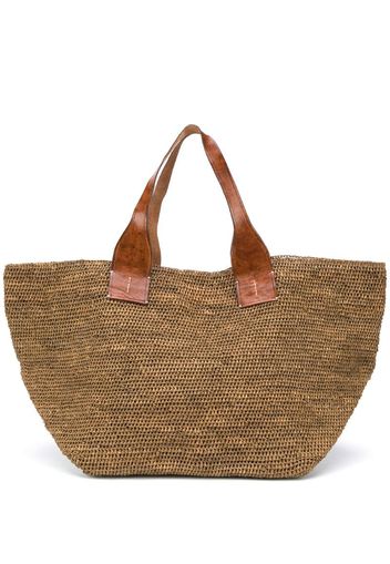 Tokyo woven tote bag