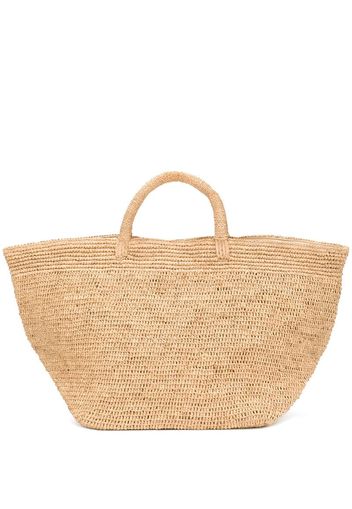 Vanilla woven tote