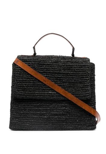 IBELIV Kalo woven straw bag - Nero