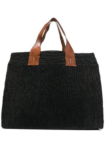 IBELIV Valih woven tote bag - Nero