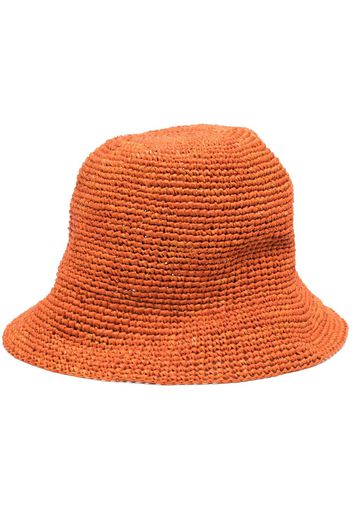 IBELIV raffia bucket hat - Arancione