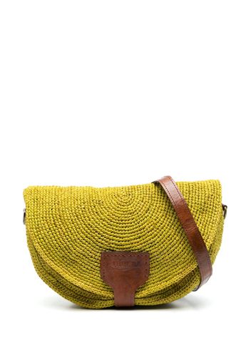 IBELIV Tiako raffia crossbody bag - Giallo