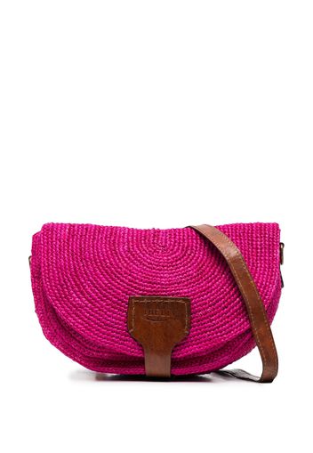 IBELIV Tiako raffia crossbody bag - Rosa