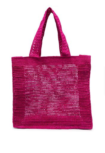 IBELIV crochet raffia tote bag - Rosa