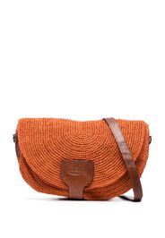 IBELIV Tiako raffia crossbody bag - Arancione