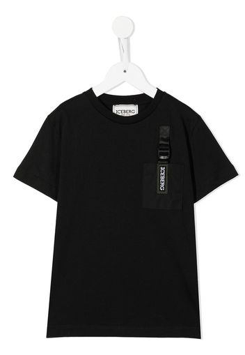 Iceberg Kids T-shirt con stampa - Nero