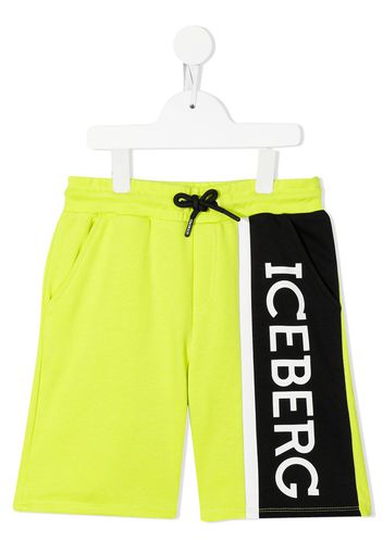 Iceberg Kids Shorts sportivi con stampa - Giallo