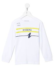 Iceberg Kids T-shirt con stampa - Bianco