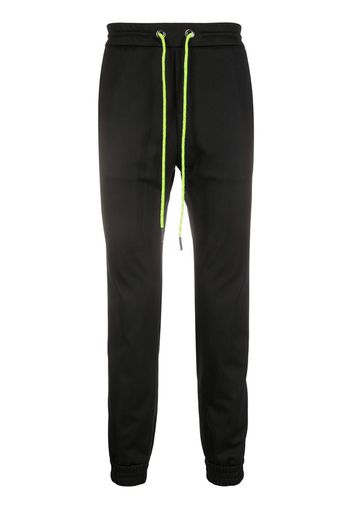 contrast drawstring track pants