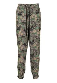 Iceberg graphic camouflage-print track pants - Marrone