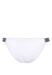 Iceberg logo-tape bikini bottoms - Bianco