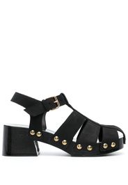 Iceberg cage-design buckled sandals - Nero