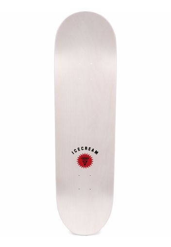 ICECREAM logo-print skate deck - Toni neutri