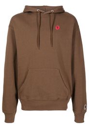 ICECREAM Signet logo hoodie - Marrone