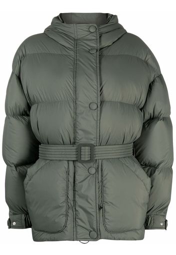 Ienki Ienki belted puffer jacket - Verde