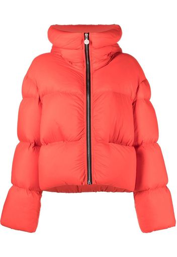 Ienki Ienki zipped-up hooded jacket - Rosso