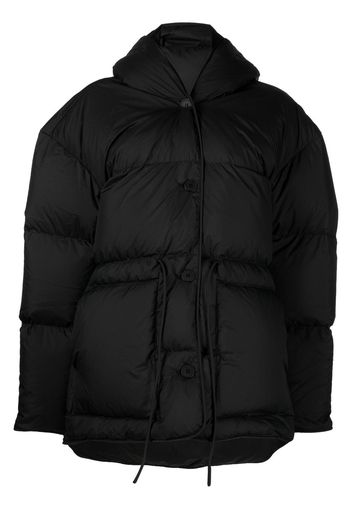 Ienki Ienki hooded puffer coat - Nero