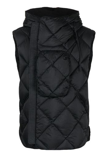 Ienki Ienki padded quilted gilet - Nero