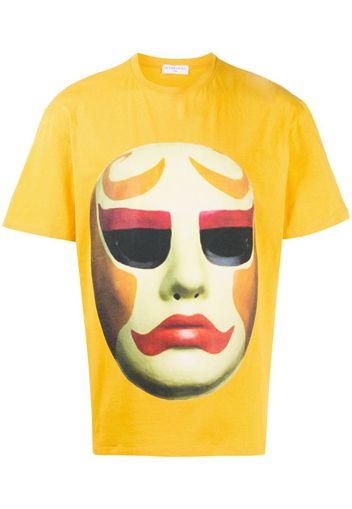 mask-print T-shirt