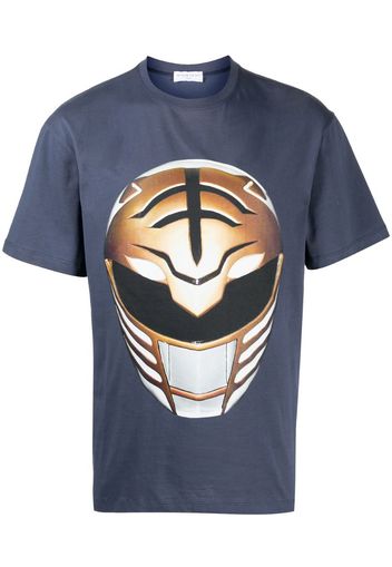 mask-print T-shirt