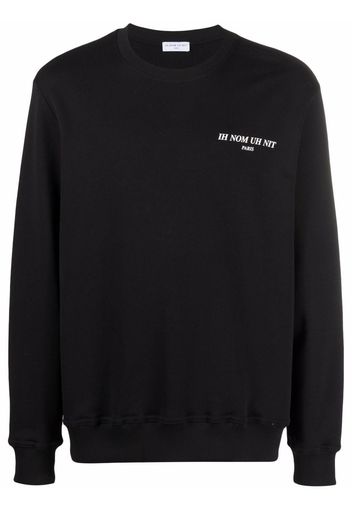 Ih Nom Uh Nit logo crew-neck sweatshirt - Nero