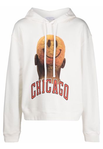 Ih Nom Uh Nit Chicago print hoodie - Bianco