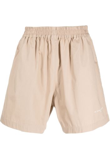 Ih Nom Uh Nit contrast-pocket track shorts - Toni neutri