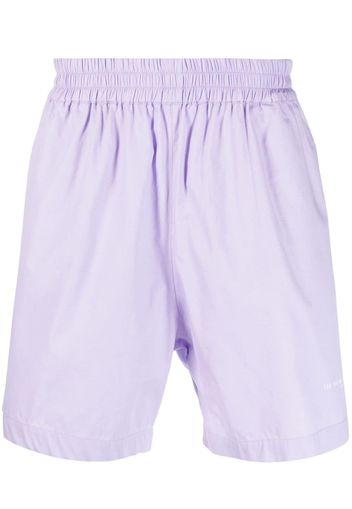 Ih Nom Uh Nit logo-print elasticated-waist shorts - Viola