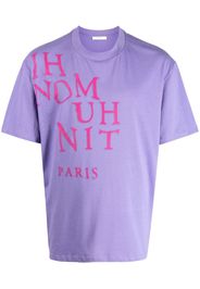 Ih Nom Uh Nit logo-print cotton T-shirt - Viola