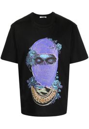 Ih Nom Uh Nit Mask Roses cotton T-shirt - Nero