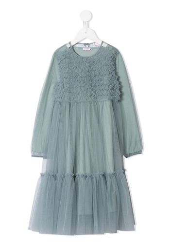 ruffled tiered dress