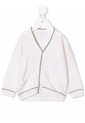 Il Gufo contrasting-trim cardigan - Toni neutri