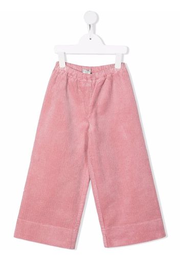 Il Gufo corduroy wide-leg trousers - Rosa