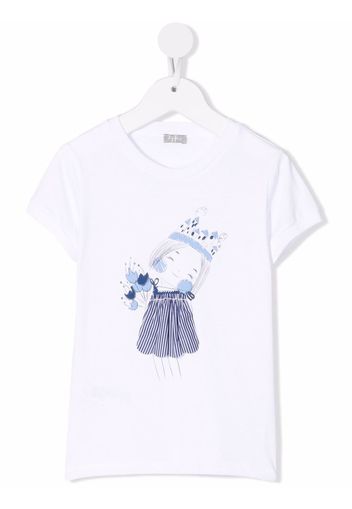 Il Gufo graphic print T-shirt - Bianco