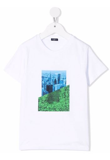 Il Gufo graphic-print short-sleeve T-shirt - Bianco