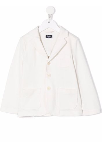 Il Gufo single-breasted cotton blazer - Bianco