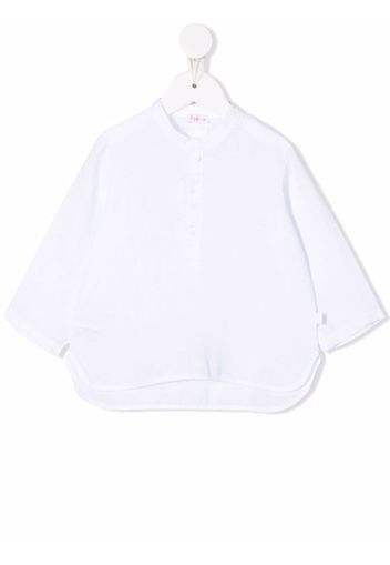 Il Gufo button-placket linen shirt - Bianco