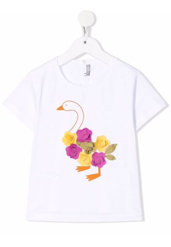 Il Gufo graphic-print short-sleeved T-shirt - Bianco