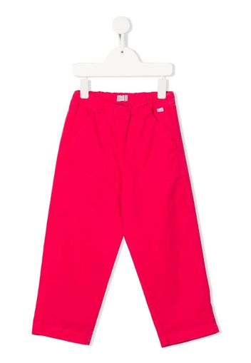 Il Gufo straight-leg cotton trousers - Rosa