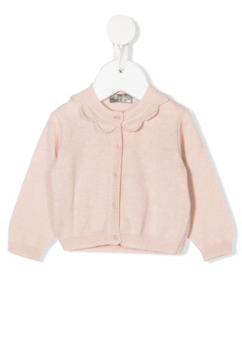 Il Gufo ruffle button-down cardigan - Rosa